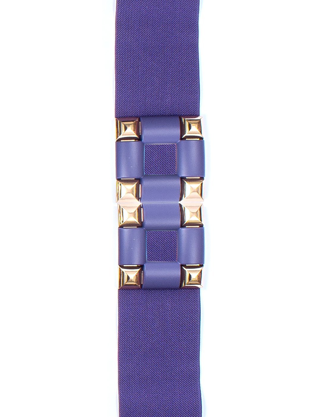 CINTURA ELASTICA ALTA FIBBIA , TG UNICA - PURPLE